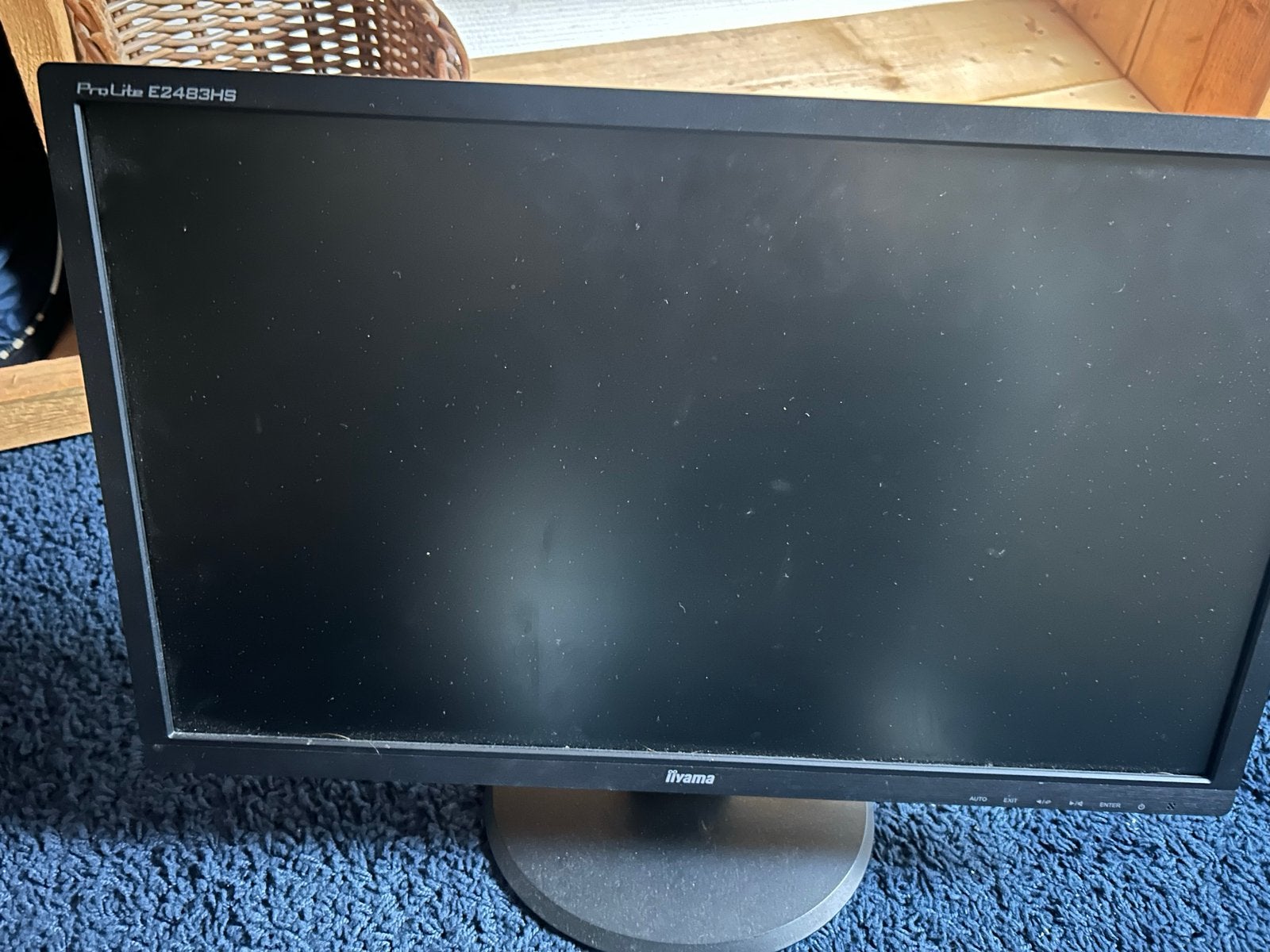 iiyama ProLite E2483HS Full HD Monitor, HDMI, Full HD, Zo goed als nieuw, 1 tot 2 ms