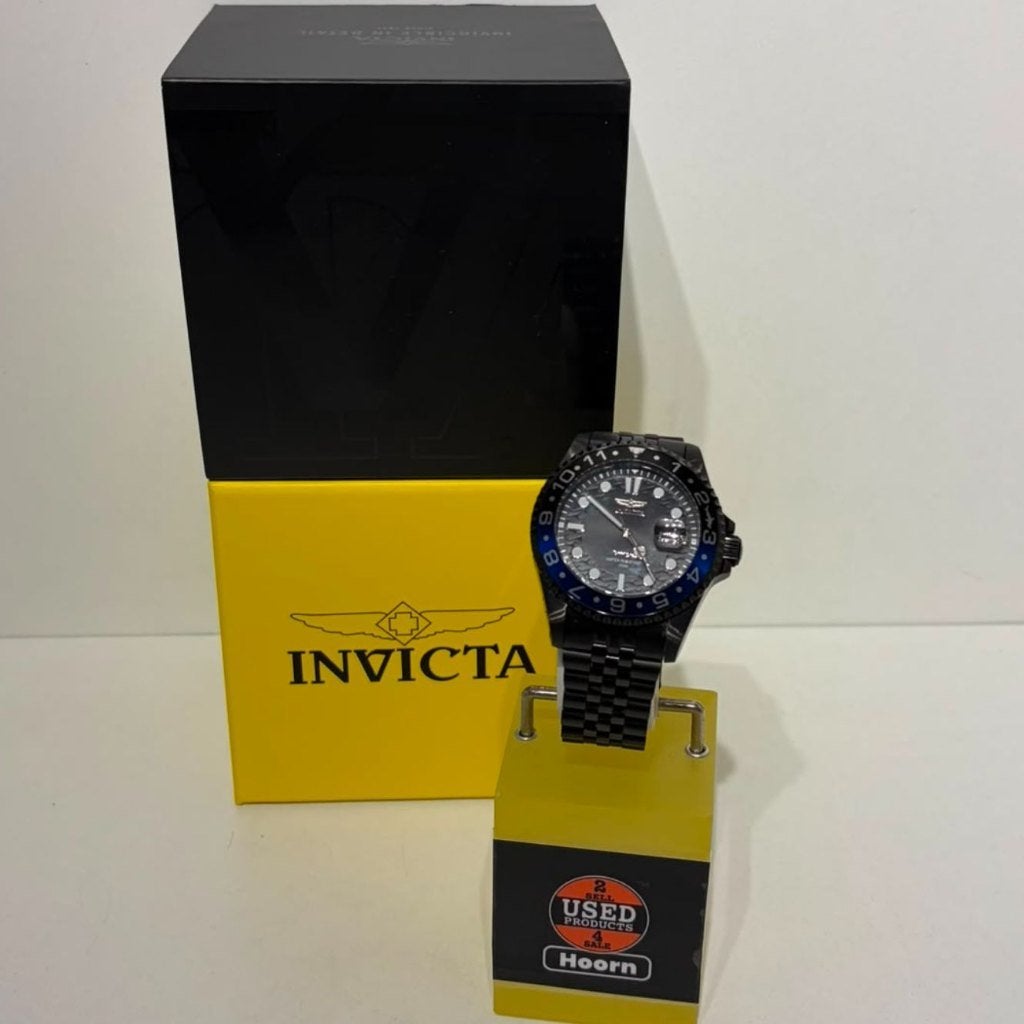 Invicta Pro Diver 30627 Quartz Horloge 43mm ZGAN Compleet, Ophalen of Verzenden, Zo goed als nieuw, Zwart, Android
