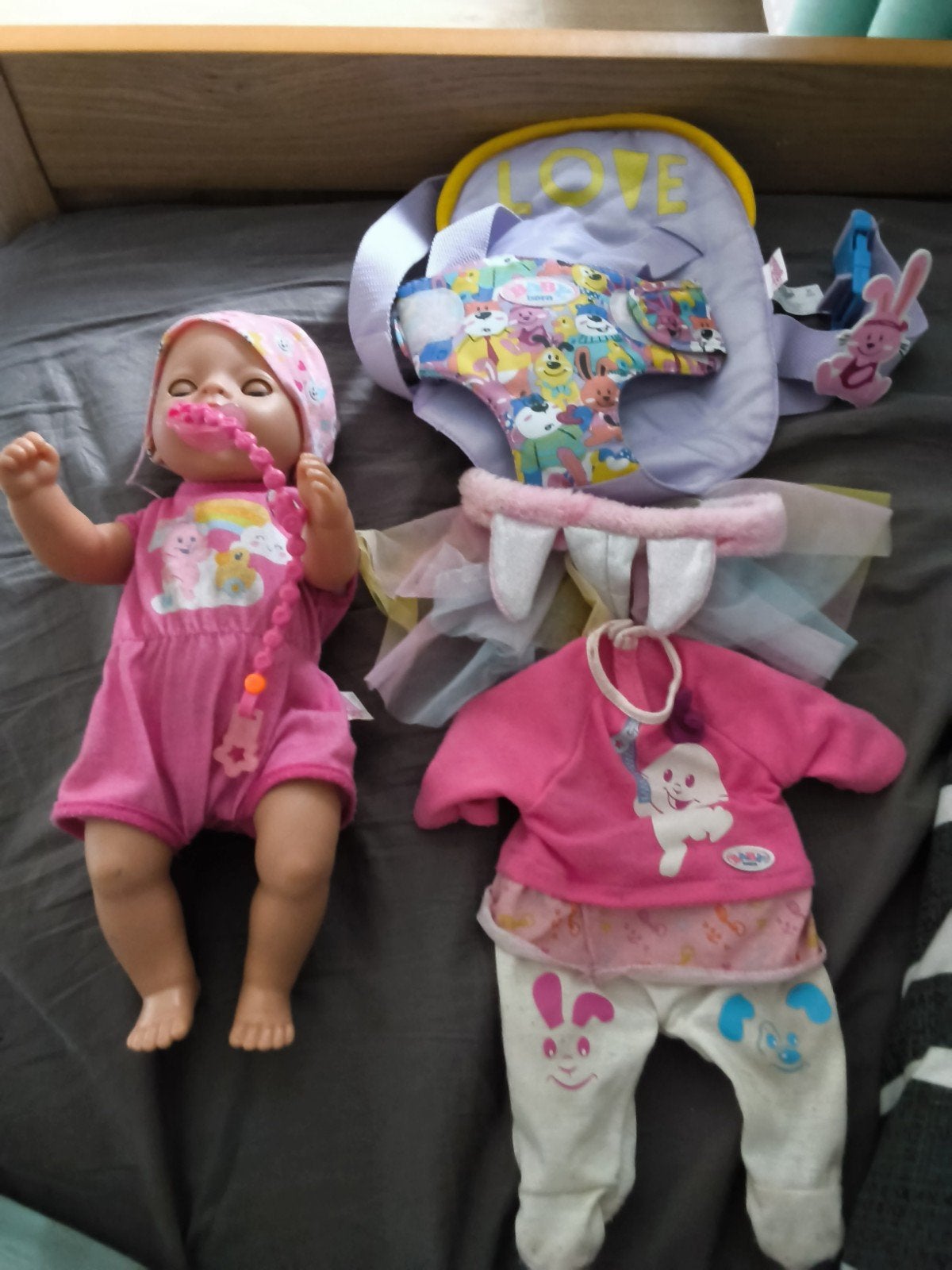 Baby Born Lena Little Cares 36 Cm Pop, Kinderen en Baby's, Speelgoed | Poppen, Ophalen of Verzenden, Babypop