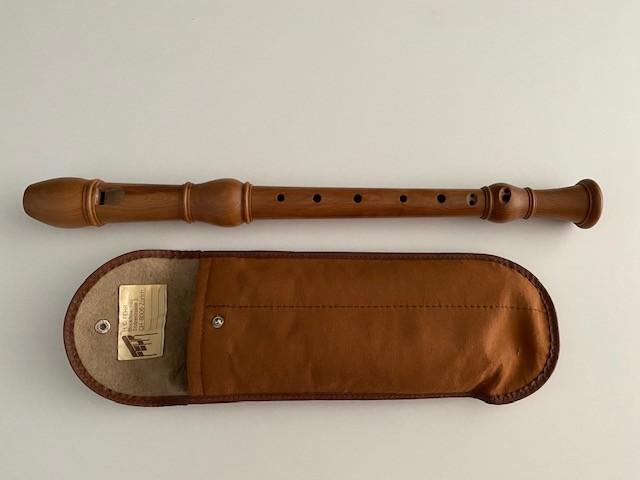 Model II Alto Recorder Perenhout by Fehr, Zurich, Muziek en Instrumenten, Blaasinstrumenten | Blokfluiten, Ophalen of Verzenden