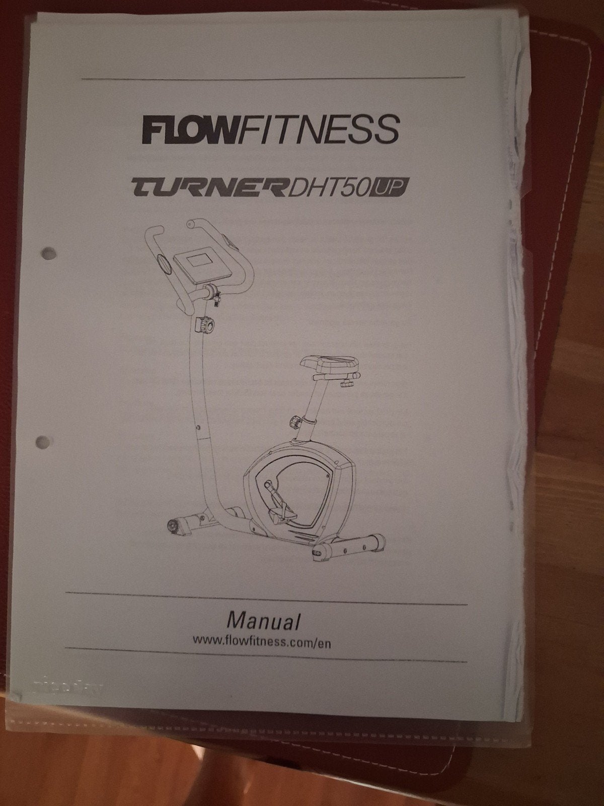 Flow Fitness Turner DHT50 Hometrainer, Ophalen, Zo goed als nieuw, Overige materialen, Hometrainer