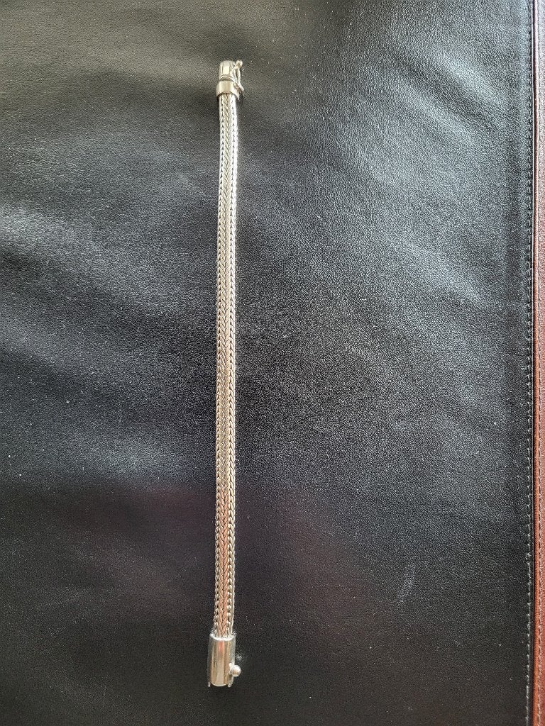 Mooie zilveren armband - Bali stijl (Buddha to Buddha Ellen), Verzenden, Zo goed als nieuw, Zilver, Zilver