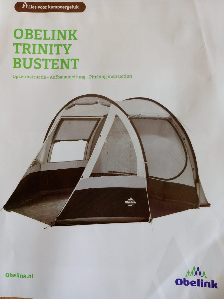 Obelink Bustent Trinity, Ophalen, Zo goed als nieuw, Polyester, Overige merken