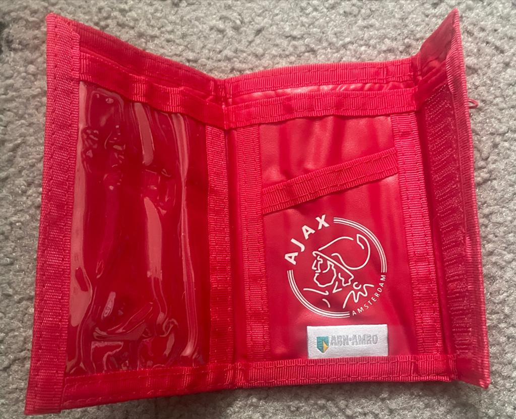 Ajax Portemonnee - Rood met Logo, Ophalen of Verzenden, Zo goed als nieuw