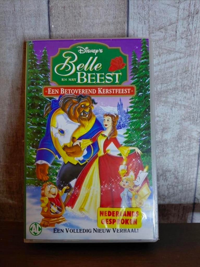 Disney Belle & Het Beest betoverend kerstfeest. VHS IN SEAL., Alle leeftijden, Ophalen of Verzenden, Nieuw in verpakking, Tekenfilms en Animatie