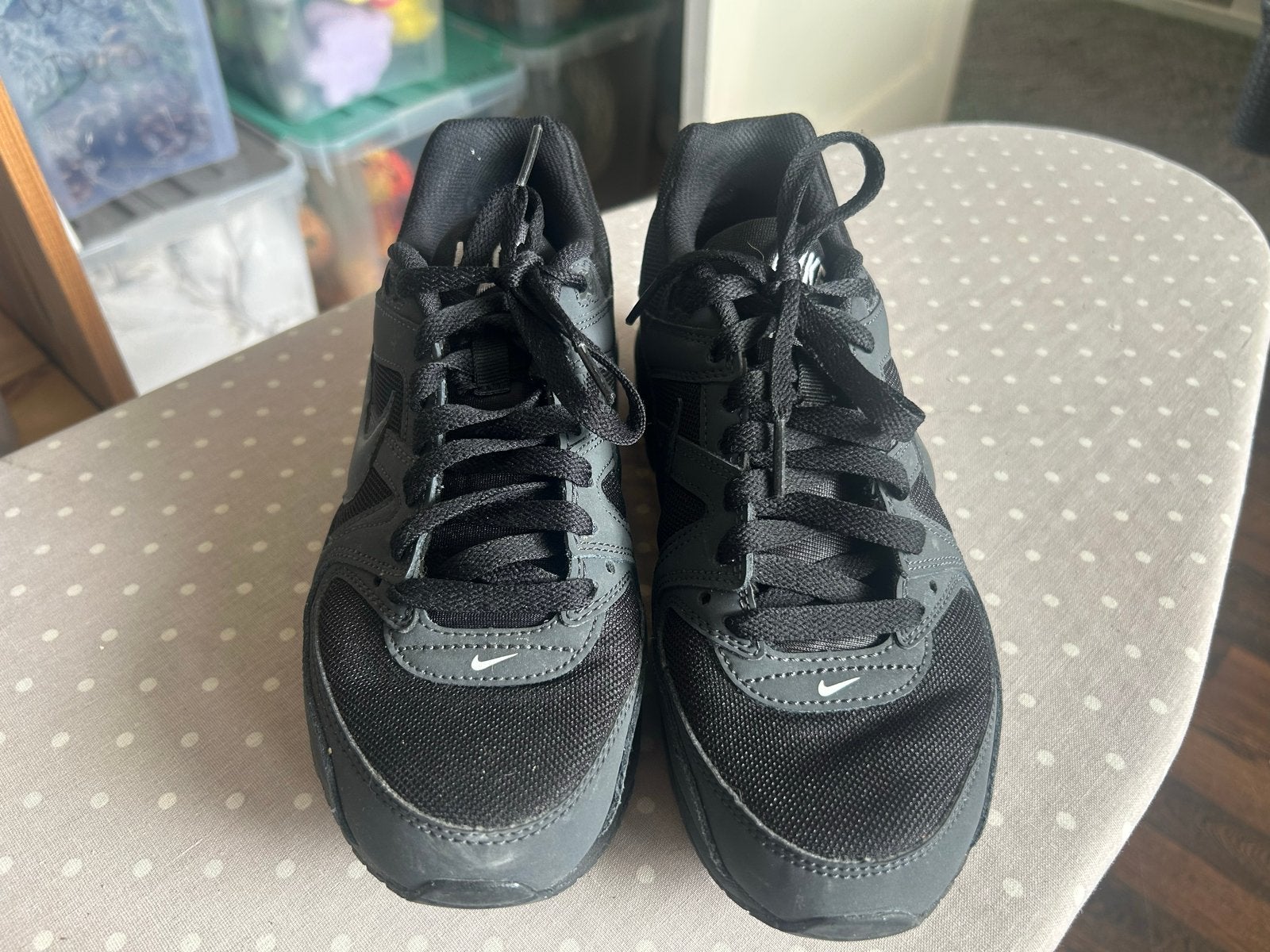 Zwarte Nike Air Max - Maat 40 (niet voor brede voeten), Ophalen of Verzenden, Zo goed als nieuw, Zwart, Sneakers of Gympen