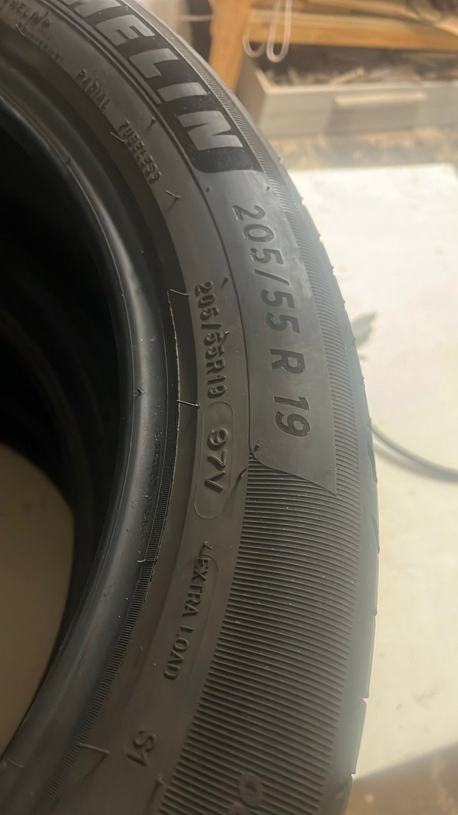 Michelin Zomerbanden 205/55 R19 (4 stuks), Gebruikt, 205 mm, Band(en), Personenwagen