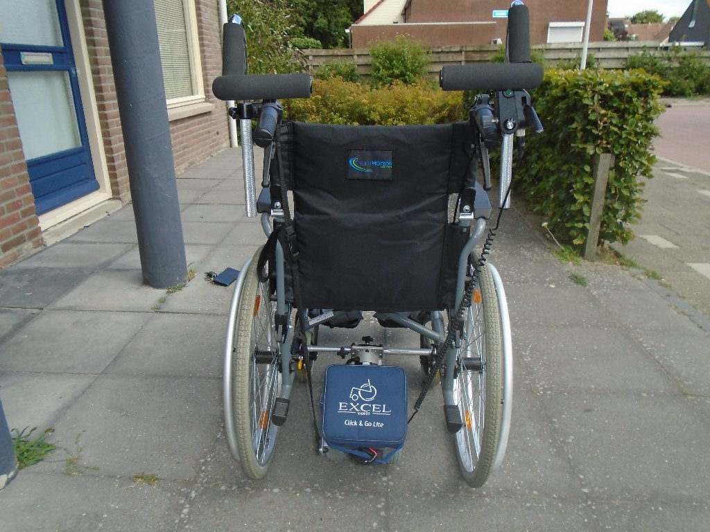 MultiMotion M5 Rolstoel met duwondersteuning, Diversen, Rolstoelen, Ophalen, Inklapbaar, Gebruikt, Duwrolstoel