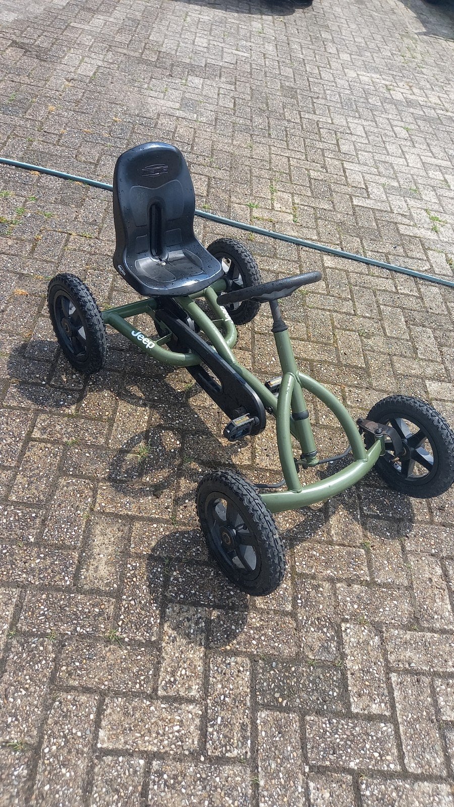 Jeep skelter - Groen, Ophalen of Verzenden, Zo goed als nieuw, Trapvoertuig