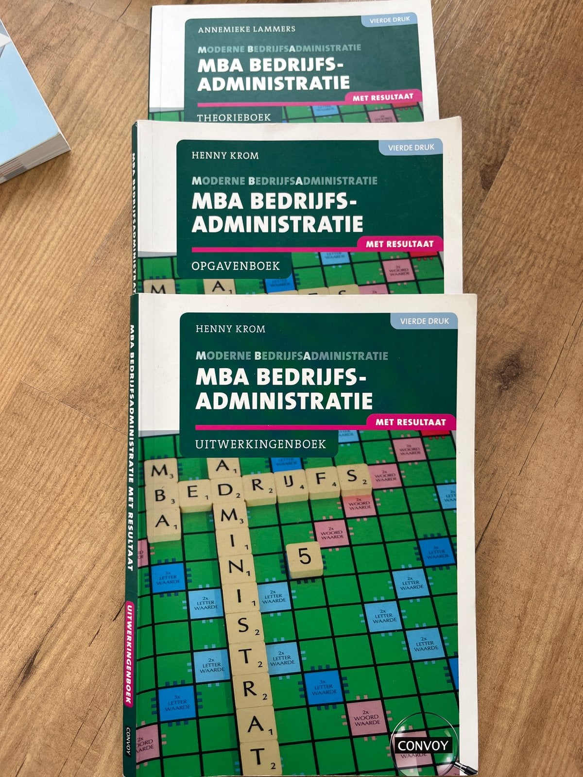 MBA Bedrijfsadministratie - Theorie, Opgaven & Uitwerkingen, Ophalen, Gamma, Zo goed als nieuw, HBO