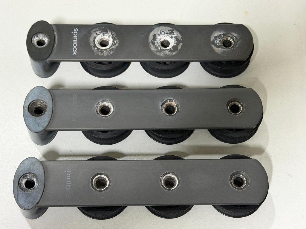3 x Spinlock valgeleider 50 mm schijf, Ophalen of Verzenden, Gebruikt, Lijn of Blok