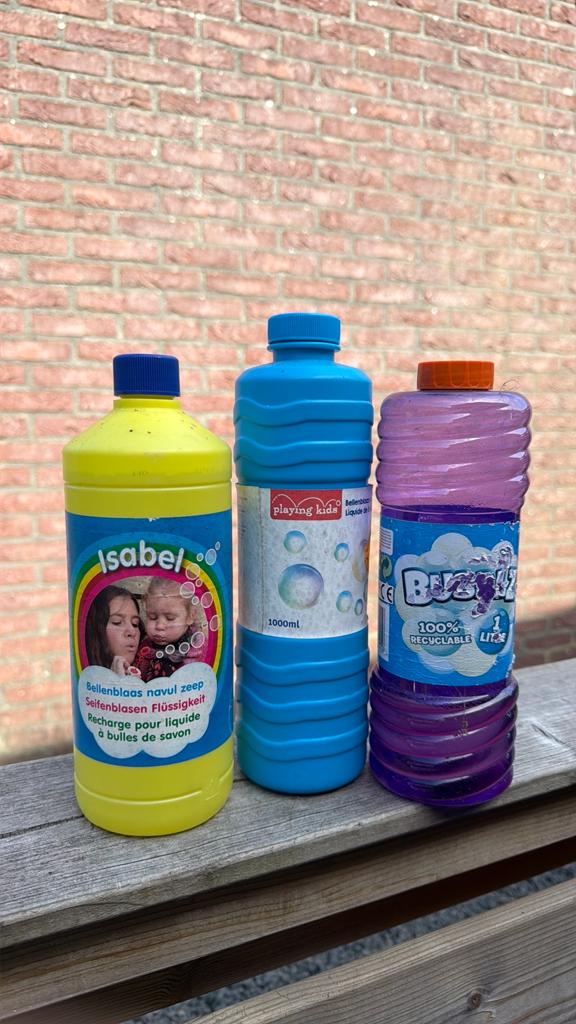 Bellenblaas, Ophalen, Gebruikt