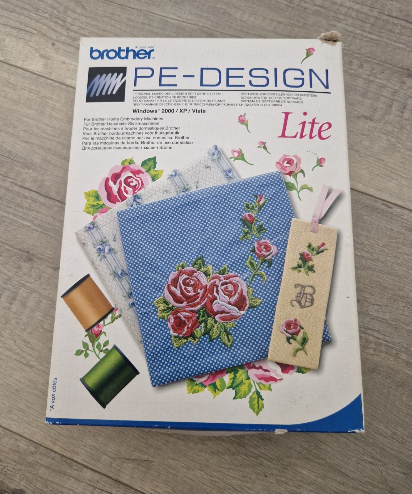 brother pe-design pe design lite borduursoftware borduren, Ophalen of Verzenden, Zo goed als nieuw, Borduurmachine