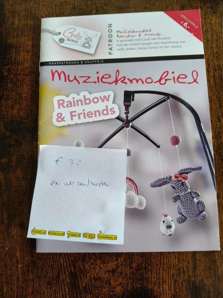Muziek mobiel haken patroonboekje, Ophalen of Verzenden, Nieuw, Breien en Haken
