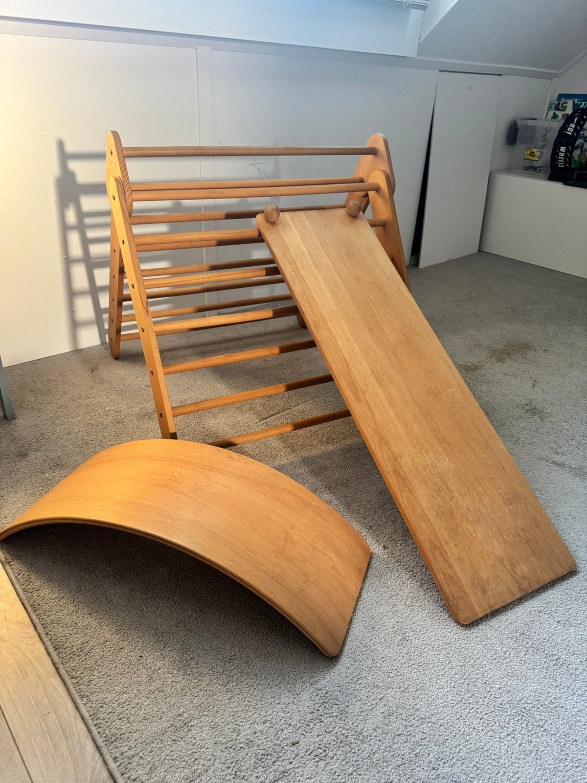 Houten klimrek peuter, Sport en Fitness, Maat 36 t/m 42, Ophalen, Zo goed als nieuw, Materiaal