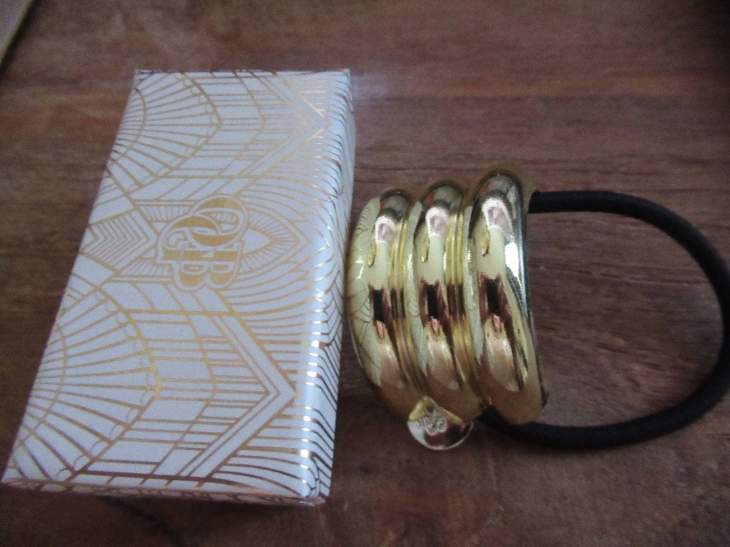 limited edition OGB GOLDEN WHIRL TIE / haarelastiek +doosje, Ophalen of Verzenden, Nieuw, Haarspeld