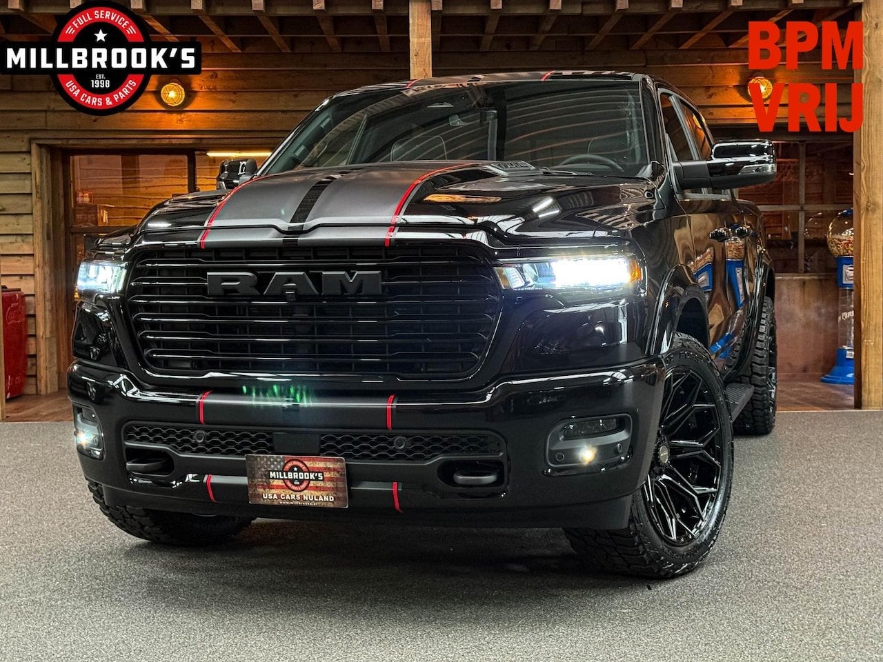 Dodge Ram 1500 Laramie Hurricane ALL-IN, Widebody, Black Edi, Automaat, 4 stoelen, Zwart, Leder
