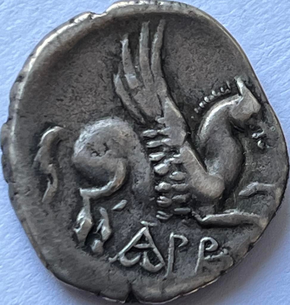 Corcyra zeldzame stater 220-48 voor Christus, Ophalen of Verzenden, Overige landen, Losse munt, Zilver
