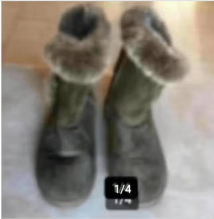 Dames laarsjes met bontrand mt 39 beige., Beige, Lage of Enkellaarzen, Ophalen of Verzenden, Zo goed als nieuw