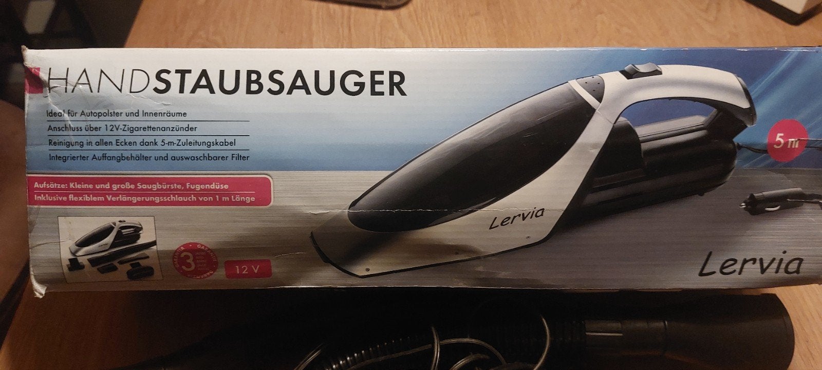 Te koop:Lervia auto/ handstofzuiger m/ onderdelen, Ophalen of Verzenden