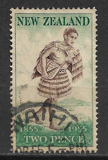 New Zealand 1955 100jr postzegels in Nieuw Zeeland, Ophalen of Verzenden, Gestempeld