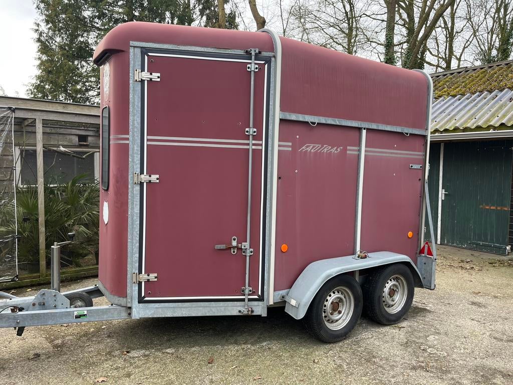 Nette Fautras 2 paards Paardentrailer!, Ophalen of Verzenden, Gebruikt, Polyester, 2-paards trailer