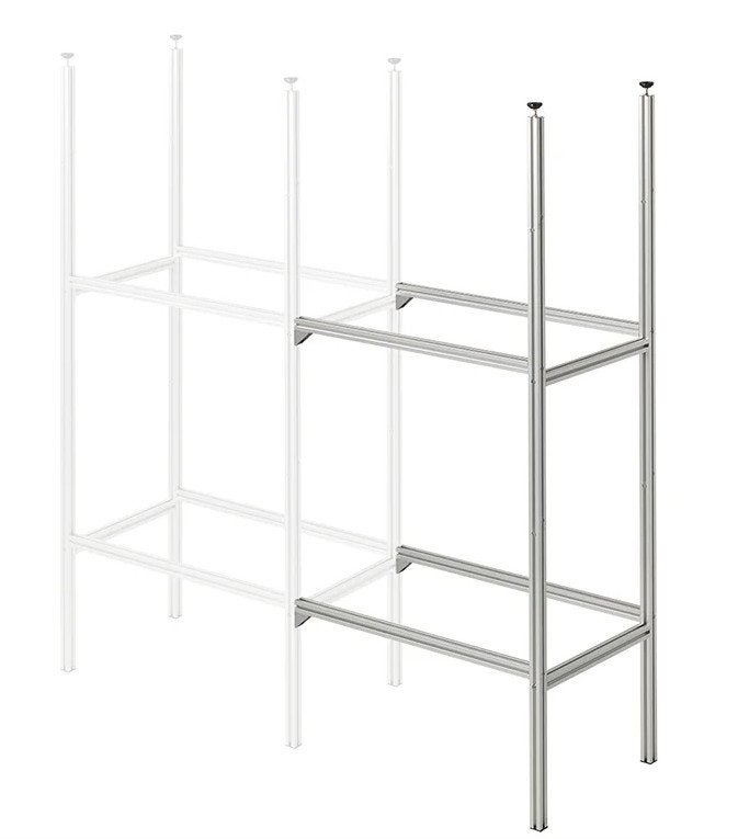 Opbergsysteem aluminium voor campergarage -, Buurserstraat 15 A, 7481 EG,Haaksbergen, Ophalen of Verzenden, Info@123CamperOnderdelen.nl