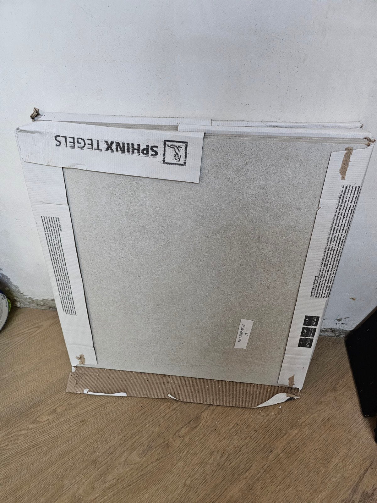8 Tegels Sphinx Stone Wit mat 59.7 x 59.7 cm, Ophalen, 60 cm of meer, Nieuw, Minder dan 5 m²