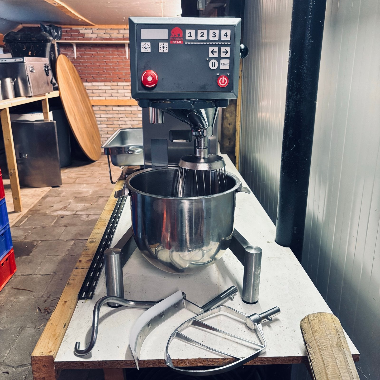 BEAR VARIMIXER KODIAK PLANEETMENGER 10L - Tafelmodel, Ophalen of Verzenden, Gebruikt, Bakkerij en Slagerij