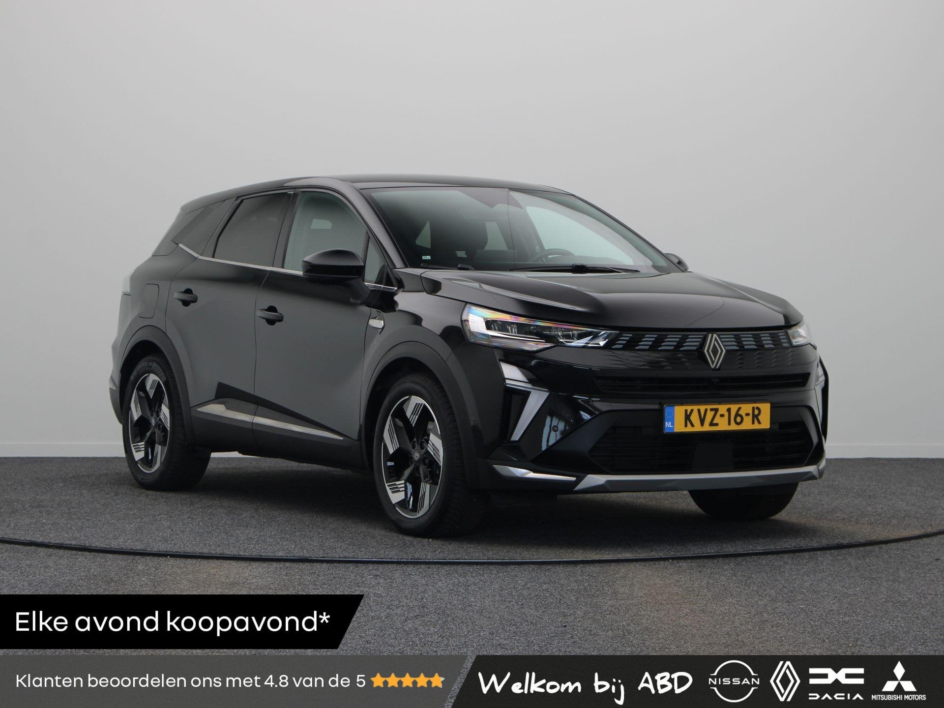 Renault Symbioz E-Tech full hybrid 145pk techno | Elek. stoe, Auto's, Gebruikt, Leder en Stof, Zwart, Bedrijf