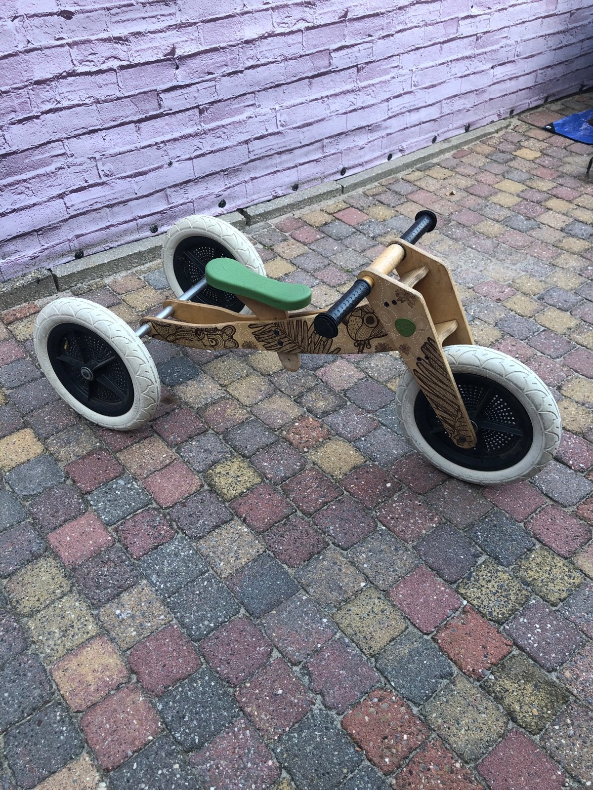 Houten Wishbone Bike 3 wieler Loopfiets, Ophalen, Gebruikt, Loopfiets