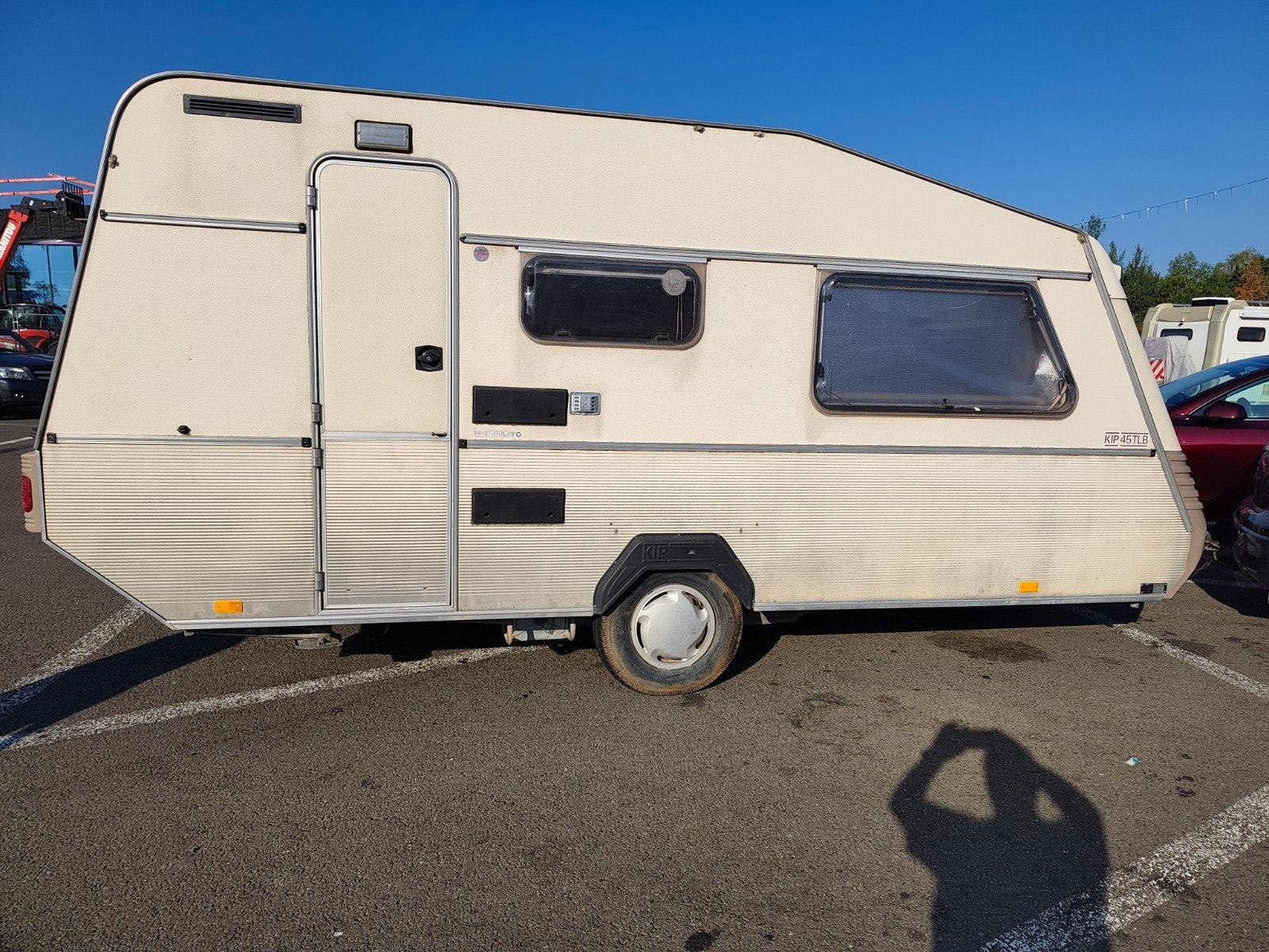Kip Grey-Line kg45tlb Caravan - Compact en Compleet, Caravans en Kamperen, Kachel, Kip, Omvormbare zithoek, Treinzit