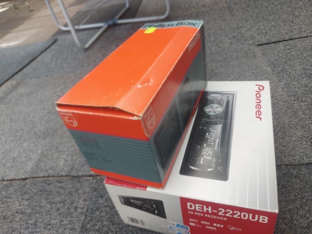 Pioneer DEH-2220UB autoradio met Philips Box, Ophalen of Verzenden, Gebruikt