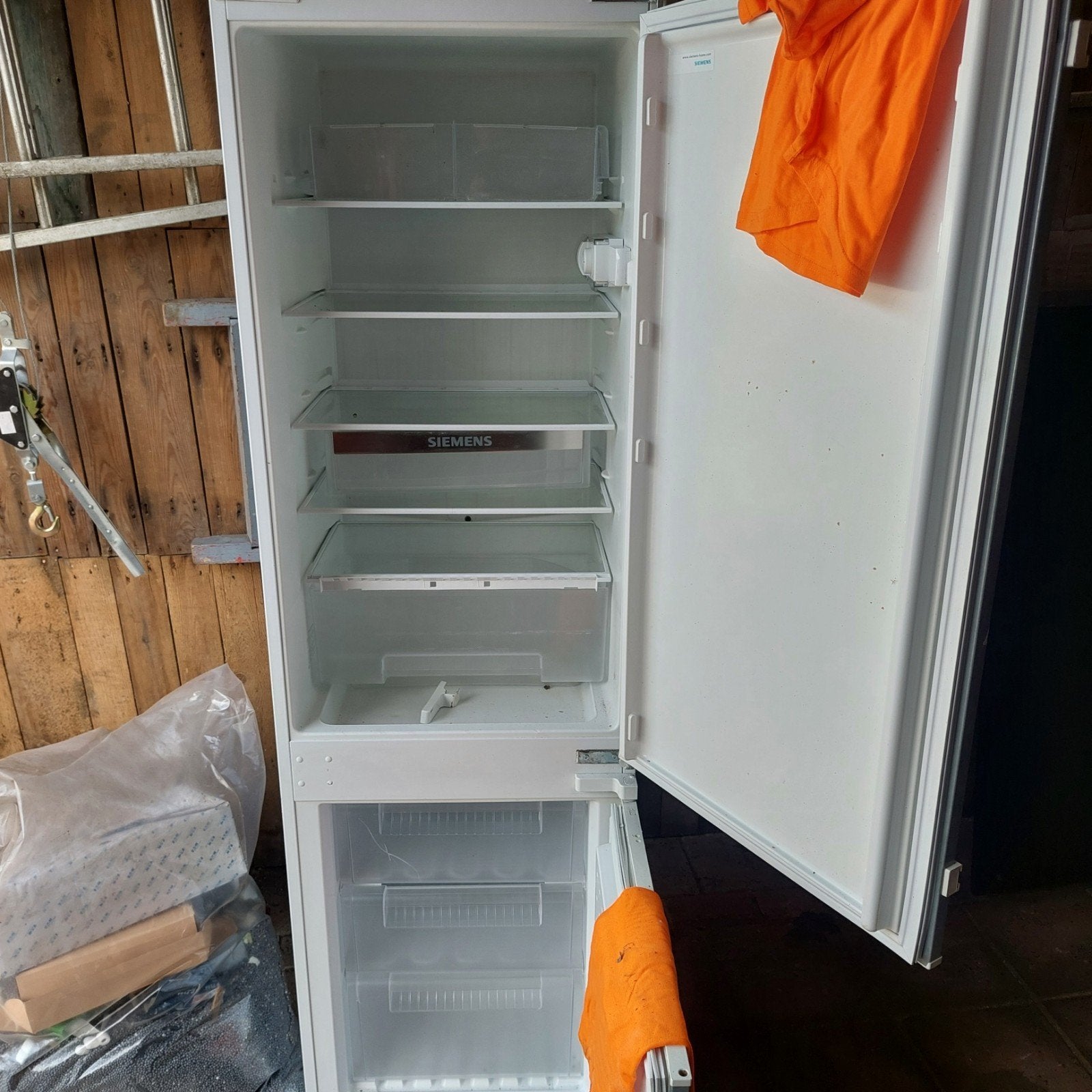 inbouw koelvries combinatie, Ophalen, Gebruikt, 200 liter of meer, Met aparte vriezer
