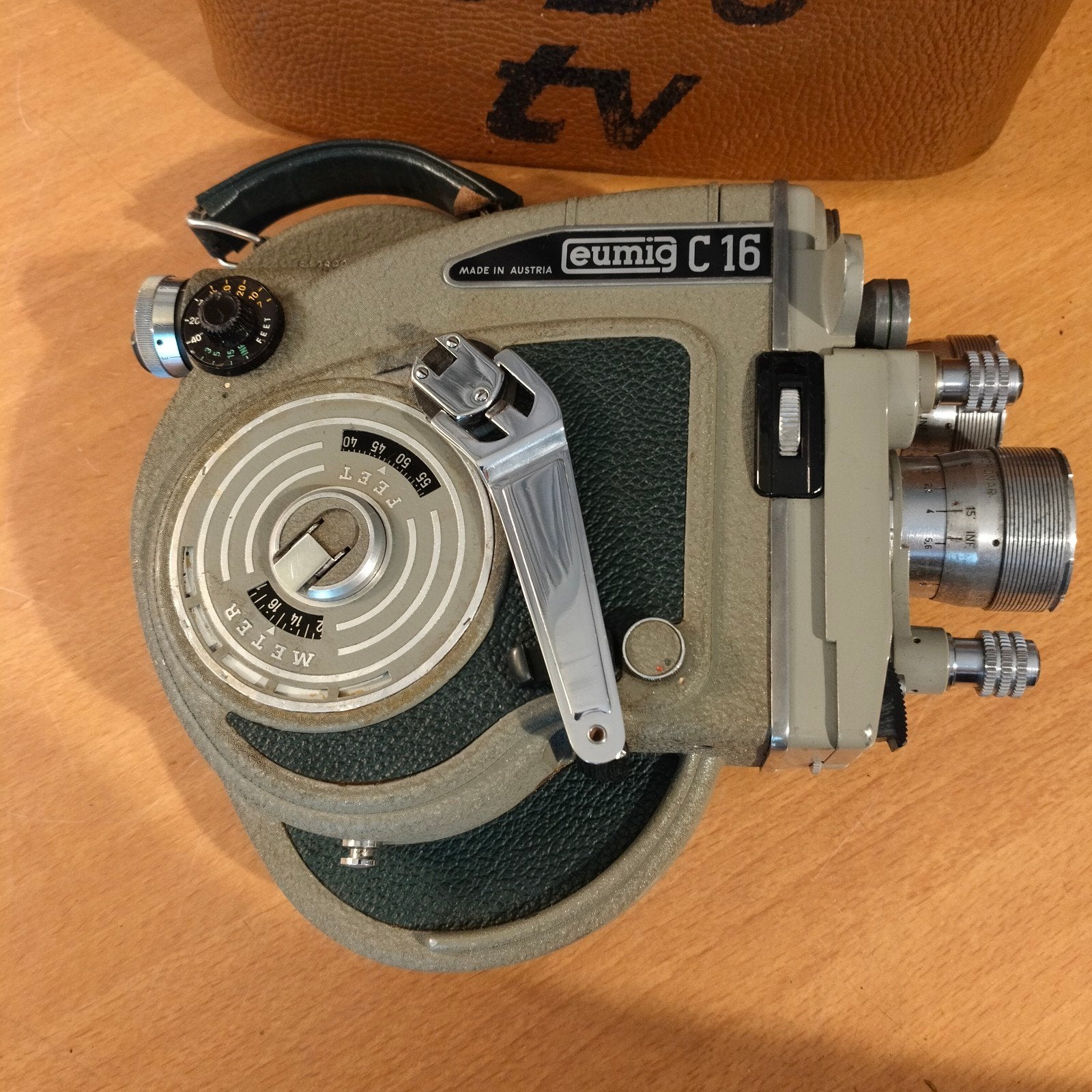 Vintage Eumig C16 16mm Filmcamera uit de jaren '50/'60, Ophalen of Verzenden, Compact, Overige Merken