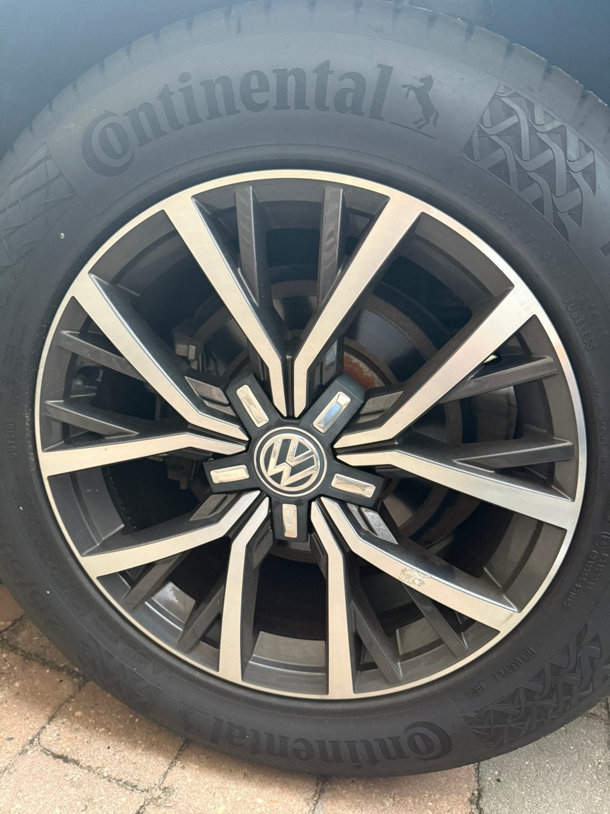 Volkswagen velge 5x112, 215 mm, 17 inch, Ophalen of Verzenden, Zomerbanden