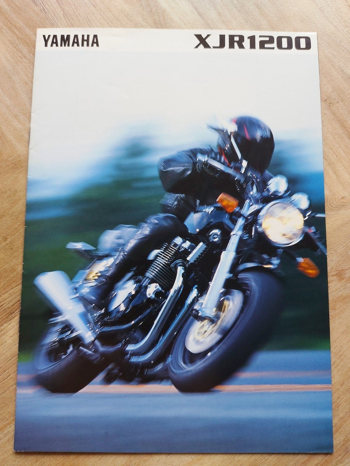 Yamaha XJR 1200 motorfiets folder, Ophalen of Verzenden, Yamaha