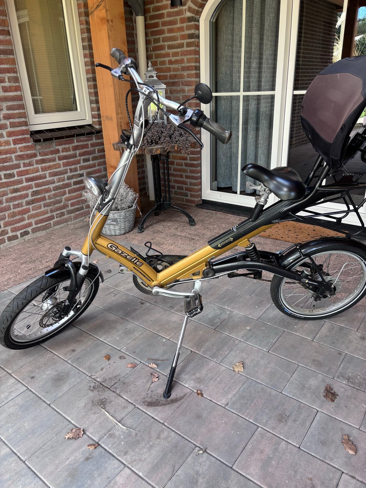 Gazelle Easy Glider Zit/Ligfiets - Brons, Ophalen, Gebruikt, Gazelle, (Extra) lage instap