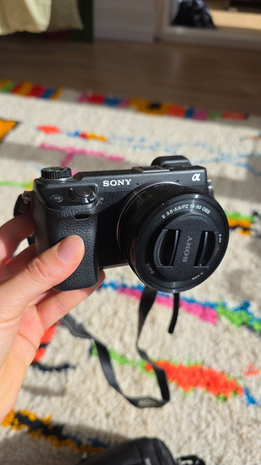 Sony NEX-6 Systeemcamera met E 3.5-5.6/PZ 16-50 OSS lens, Audio, Tv en Foto, Gebruikt, Ophalen of Verzenden, WiFi, Sony