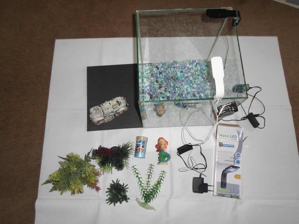 Aquarium.    met  diverse., Ophalen, Gebruikt, Leeg aquarium, Aquael