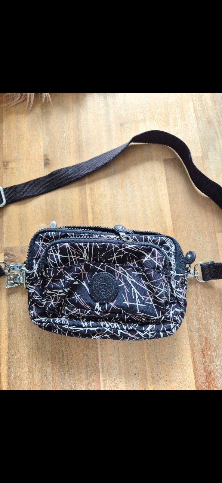 Kipling😊navy schoudertas/heuptas met 3 ritsvakken, Ophalen of Verzenden, Nieuw, Blauw, Kipling
