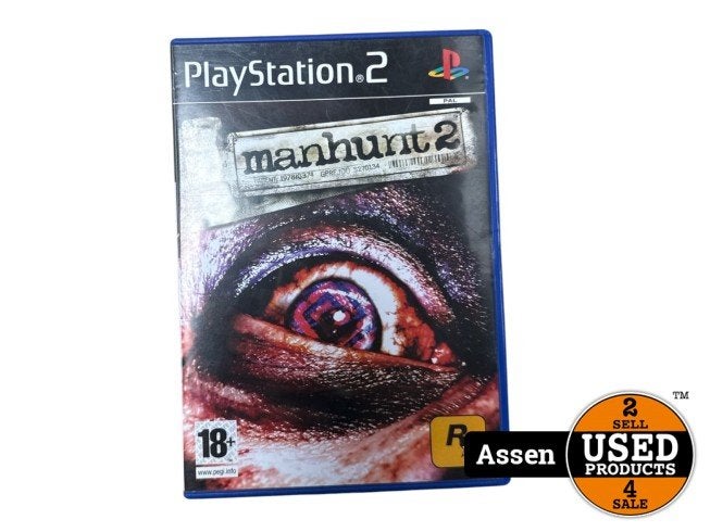 Manhunt 2 PS2 Game Excl. Handleiding, Rockstar Games, Zo goed als nieuw, https://support.rockstargames.com/, 622 Broadway, New York, NY 10012, Verenigde Staten