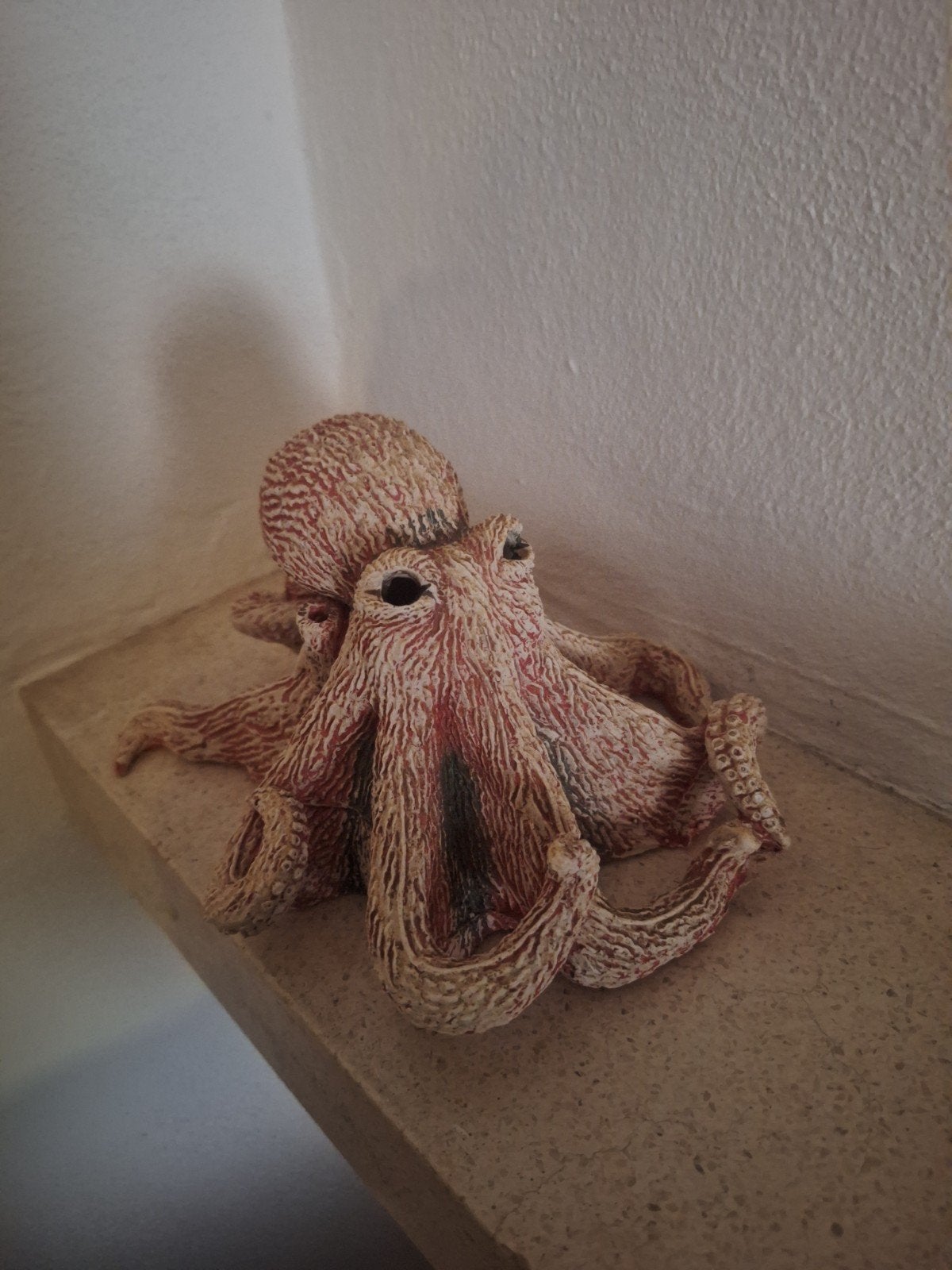 Decoratieve zuurstof aquarium octopus beeldje - Uniek en ged, Ophalen of Verzenden, Zo goed als nieuw