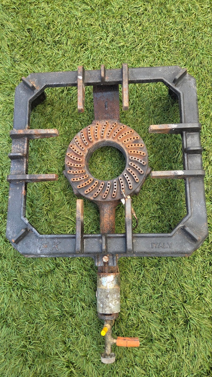 4xRobust cast iron gas burner - Made in Italy, Gebruikt, Minder dan 85 cm, 3 kookzones of minder, Ophalen of Verzenden