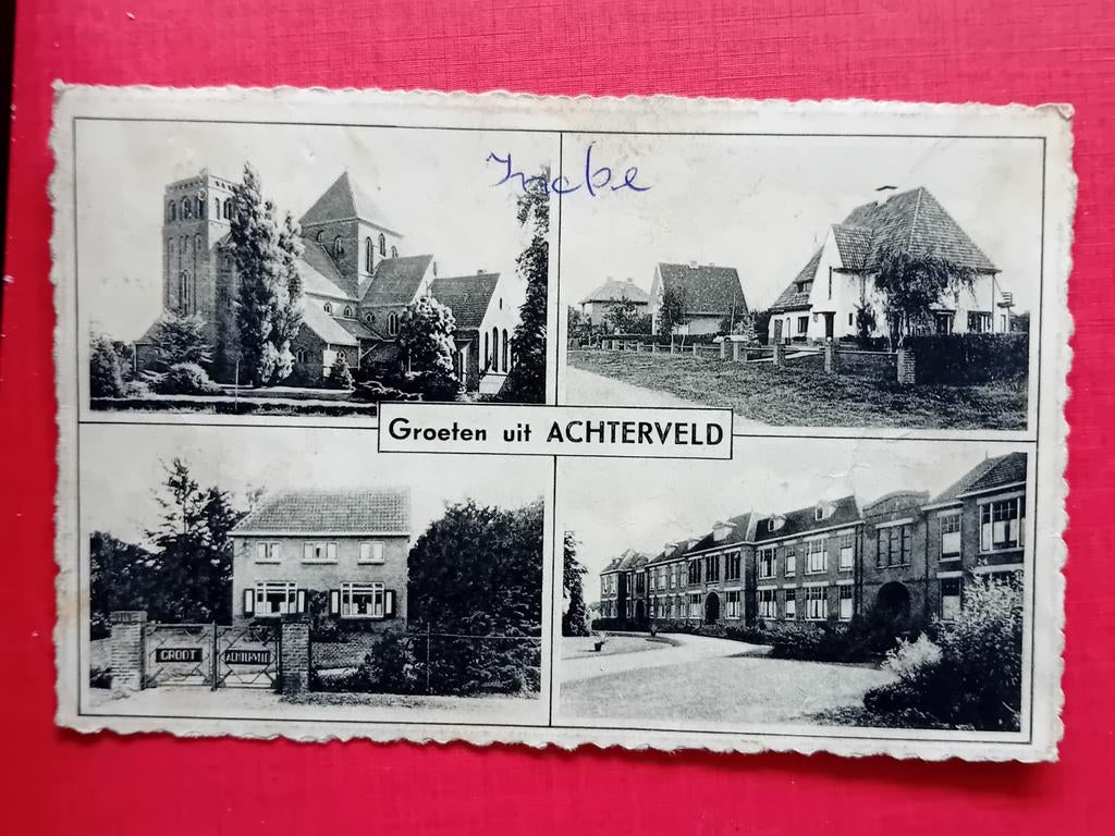 Ansichtkaart Achterveld, Verzamelen, Ansichtkaarten | Nederland, Ophalen of Verzenden