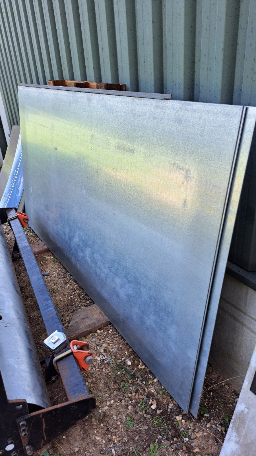 Gegalvaniseerde stalen platen 2500x1250x3mm (5 stuks), Ophalen, Zo goed als nieuw