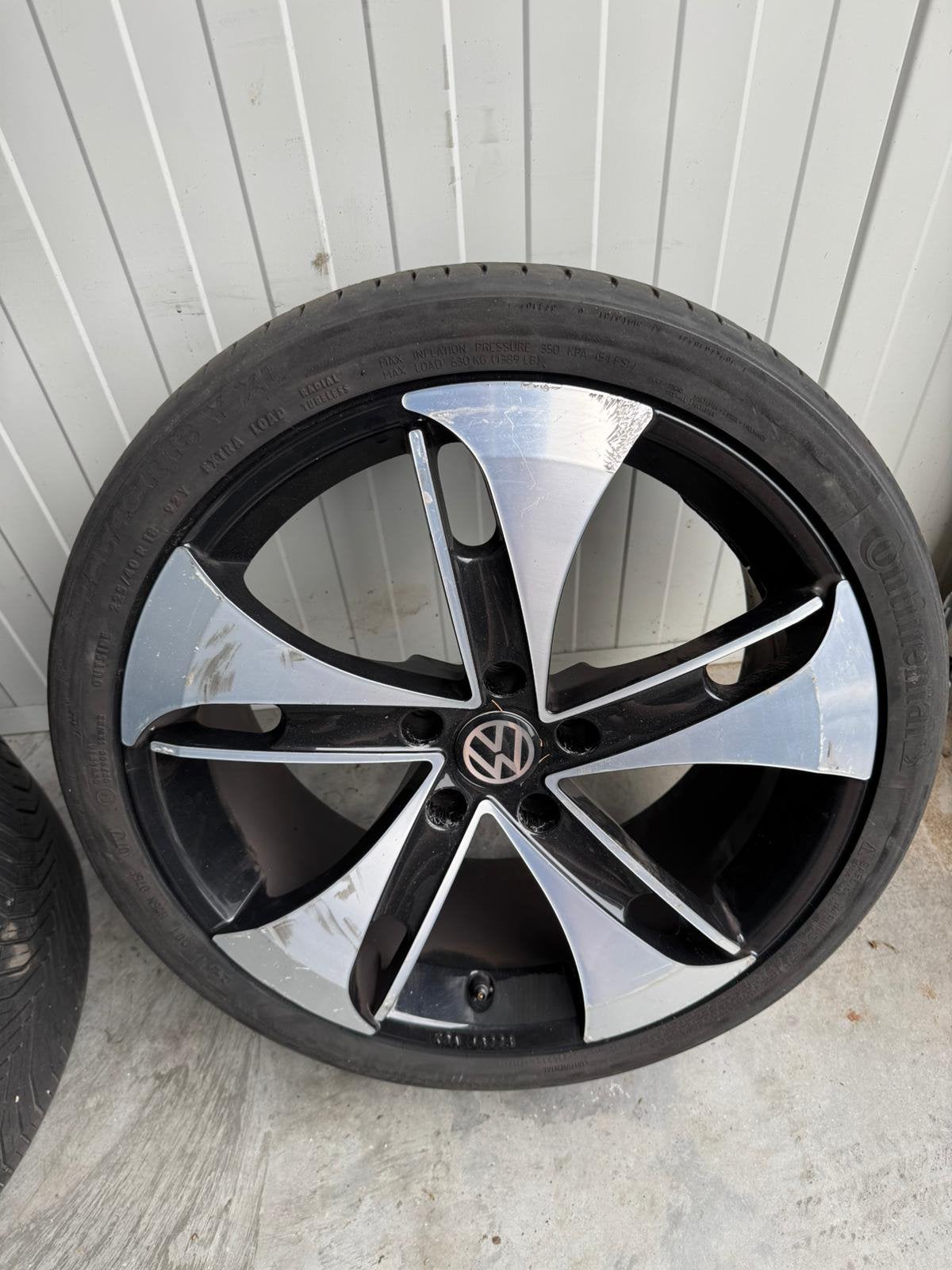 18 inch orginele volkswagen velgen 5x112, Auto-onderdelen, Banden en Velgen, Ophalen, 18 inch, Velg(en), Zomerbanden