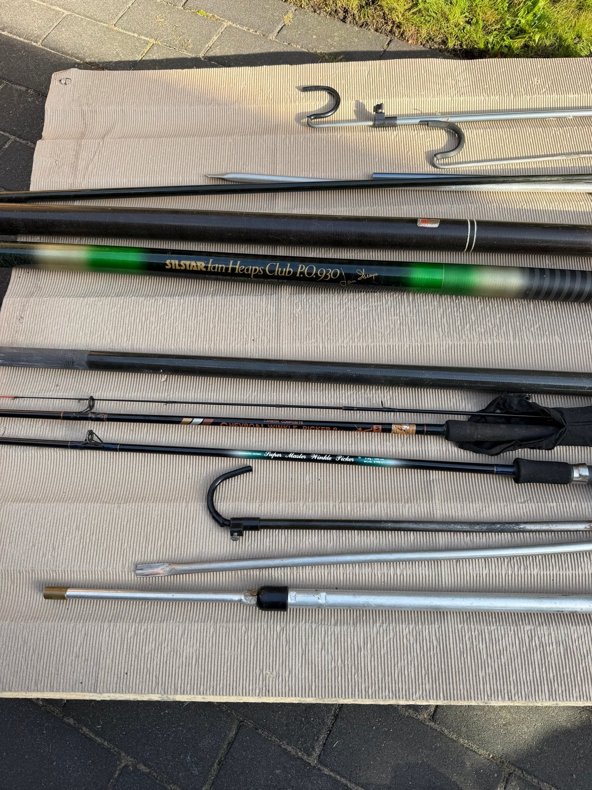 Diverse vishengels en accessoires, Ophalen, Gebruikt, Werphengel