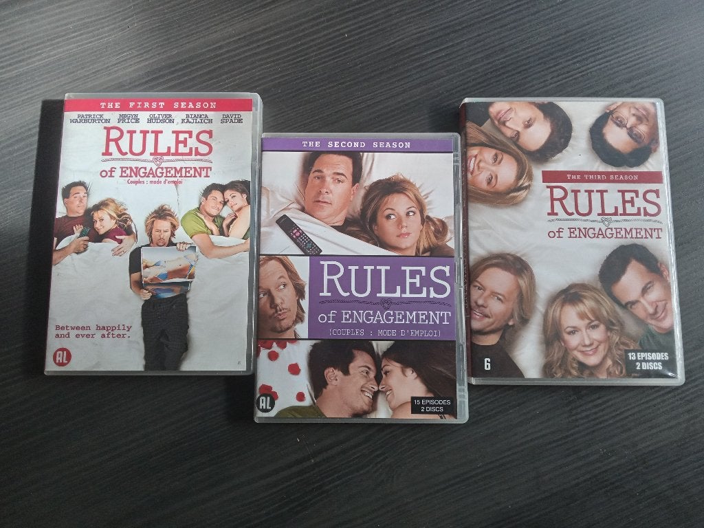 Rules of Engagement : Seizoen 1 t/m 3, Engels, Alle leeftijden, Ophalen of Verzenden, Zo goed als nieuw
