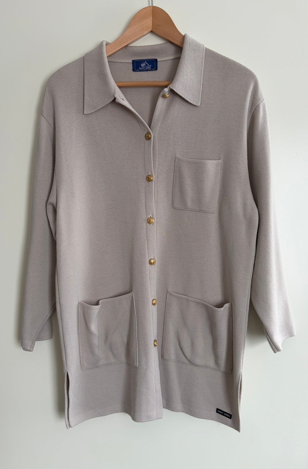 Saint James vest, beige, maat 38/40, Ophalen of Verzenden, Zo goed als nieuw, Maat 38/40 (M), Beige